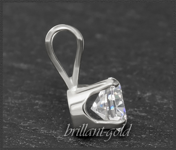 Brillant Anhänger mit 0,72ct; 585 Weißgold